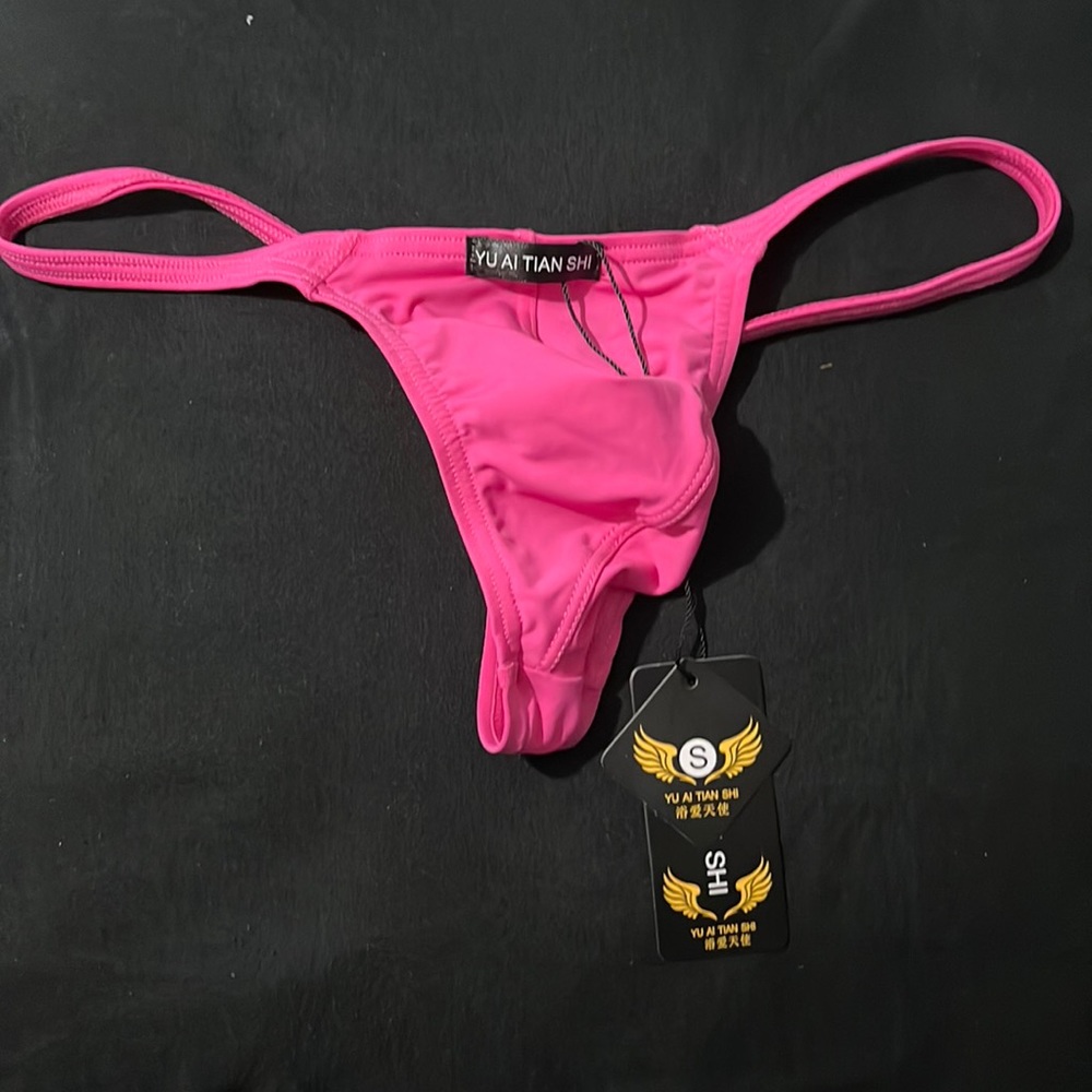 Men’s Pink Thong Underwear